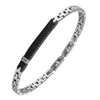 Pulsera Gaurosa Hombre Fantasy in Acero Spinello 50001598 - 50001598